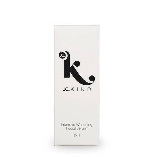 JC Kind Intensive Whitening Facial Serum packaging on a white background